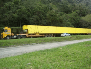 Carreta na serra de Petropolis