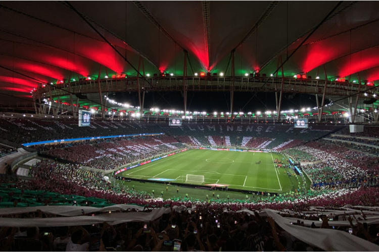 Maracanã no jogo do Fluminense